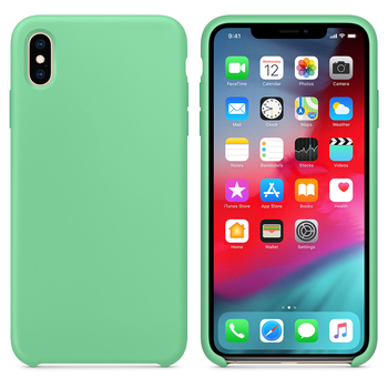Microsonic Apple iPhone XS Max Kılıf Liquid Lansman Silikon Nane Microsonic Apple iPhone XS Max Kılıf Liquid Lansman Silikon Nane