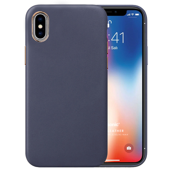 Microsonic Apple iPhone XS Max Kılıf Luxury Leather Lacivert Microsonic Apple iPhone XS Max Kılıf Luxury Leather Lacivert