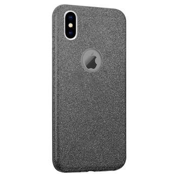 Microsonic Apple iPhone XS Max Kılıf Sparkle Shiny Siyah