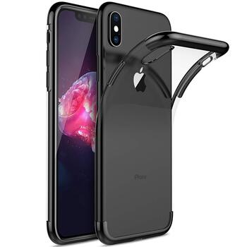 Microsonic Apple iPhone XS Kılıf Skyfall Transparent Clear Siyah