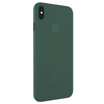 Microsonic Apple iPhone XS Kılıf Peipe Matte Silicone Yeşil