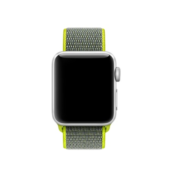 Microsonic Apple Watch 3 42mm Nylon Loop Kordon Yeşil