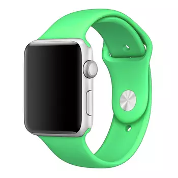 Microsonic Apple Watch 38mm Silikon Kordon Yeşil