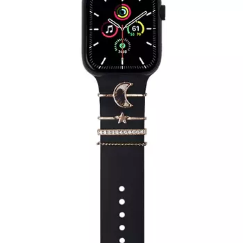 Microsonic Apple Watch 4 40mm Kordon Aksesuarı Crescent and Star Charm