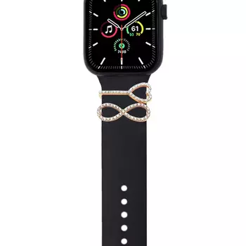 Microsonic Apple Watch 6 40mm Kordon Aksesuarı Infinity Charm