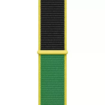 Microsonic Apple Watch SE 2022 40mm Hasırlı Kordon Woven Jamaika International Collection Spor Loop