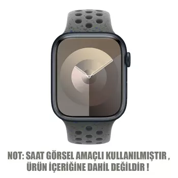 Microsonic Apple Watch SE 2022 44mm Kordon Flame Sport Band Yeşil