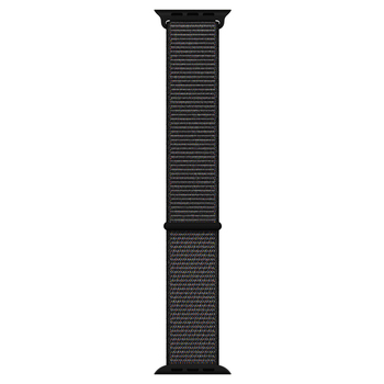 Microsonic Apple Watch Series 1 38mm Nylon Loop Kordon Black