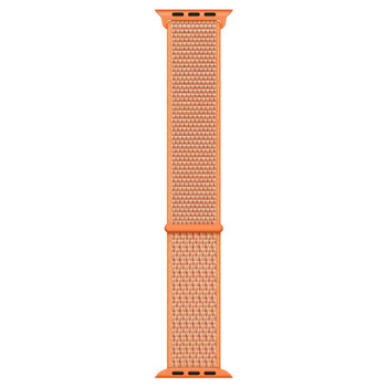 Microsonic Apple Watch Series 1 38mm Nylon Loop Kordon Spicy Orange