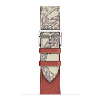 Microsonic Apple Watch Series 1 42mm Swift Leather Double Tour Strap Turuncu Microsonic Apple Watch Series 1 42mm Swift Leather Double Tour Strap Turuncu