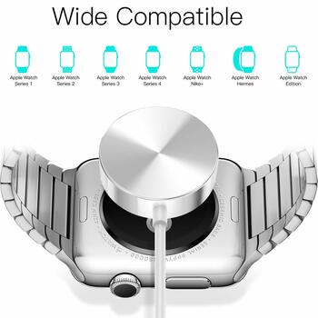 Microsonic Apple Watch Series 2 42mm Masaüstü Manyetik Şarj Cihazı Beyaz
