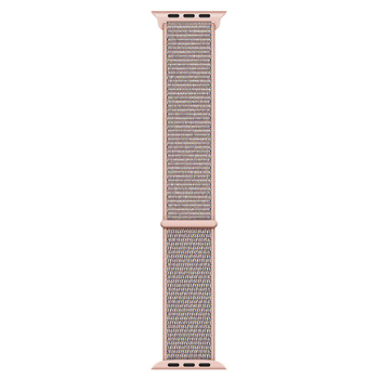Microsonic Apple Watch Series 3 38mm Nylon Loop Kordon Pink Sand Microsonic Apple Watch Series 3 38mm Nylon Loop Kordon Pink Sand