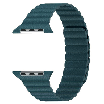 Microsonic Apple Watch Series 4 44mm Twist Leather Loop Kordon Yeşil