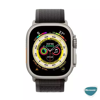 Microsonic Apple Watch Series 6 40mm Kordon Trail Loop Siyah
