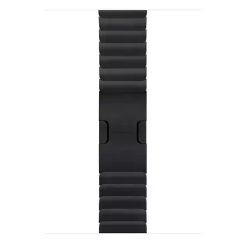Microsonic Apple Watch Series 6 44mm Kordon Link Bracelet Band Siyah