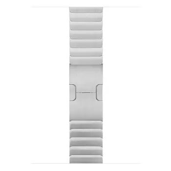 Microsonic Apple Watch Series 7 41mm Kordon Link Bracelet Band Gümüş