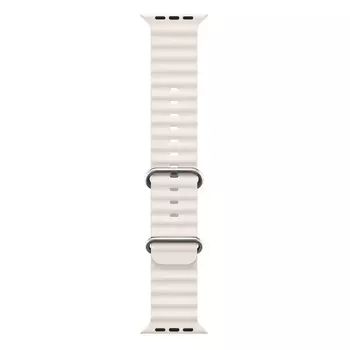 Microsonic Apple Watch Series 7 41mm Kordon Ocean Band Bej