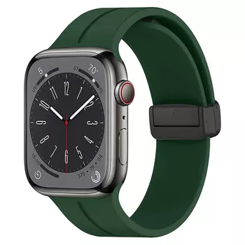 Microsonic Apple Watch Ultra Kordon Ribbon Line Koyu Yeşil