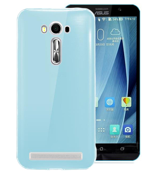 Microsonic Asus Zenfone 2 Laser ZE550KL Kılıf Transparent Soft Mavi Microsonic Asus Zenfone 2 Laser ZE550KL Kılıf Transparent Soft Mavi