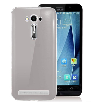 Microsonic Asus Zenfone 2 Laser ZE550KL Kılıf Transparent Soft Siyah