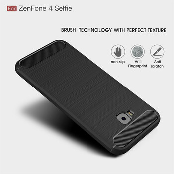 Microsonic Asus Zenfone 4 Selfie (5.5'') ZD553KL Kılıf Room Silikon Siyah