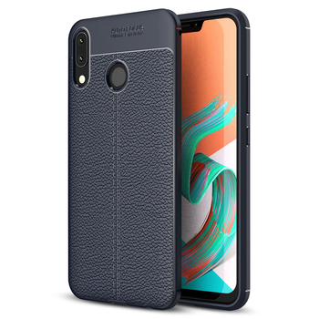 Microsonic Asus Zenfone 5 ZE620KL Kılıf Deri Dokulu Silikon Lacivert Microsonic Asus Zenfone 5 ZE620KL Kılıf Deri Dokulu Silikon Lacivert