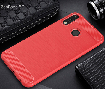 Microsonic Asus Zenfone 5Z ZS620KL Kılıf Room Silikon Kırmızı