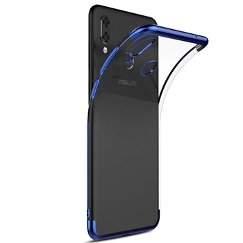 Microsonic Asus Zenfone Max Pro M1 (5.99'') ZB601KL Kılıf Skyfall Transparent Clear Mavi