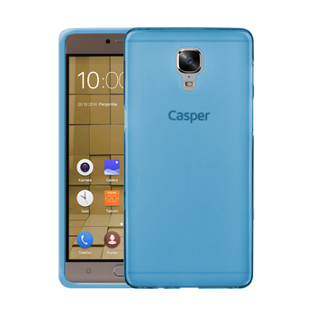 Microsonic Casper Via A1 Plus Kılıf Transparent Soft Mavi