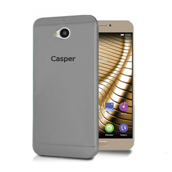 Microsonic Casper Via A1 Kılıf Transparent Soft Siyah