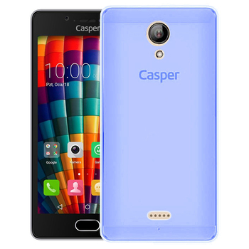 Microsonic Casper Via E1 Kılıf Transparent Soft Mavi