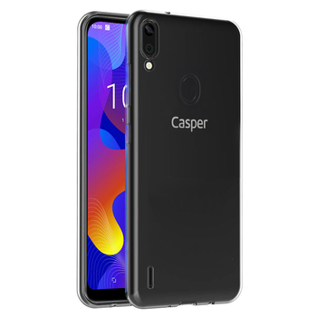 Microsonic Casper Via E3 Kılıf Transparent Soft Beyaz Microsonic Casper Via E3 Kılıf Transparent Soft Beyaz