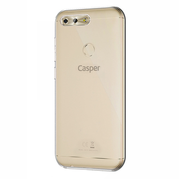 Microsonic Casper Via F2 Kılıf Transparent Soft Beyaz