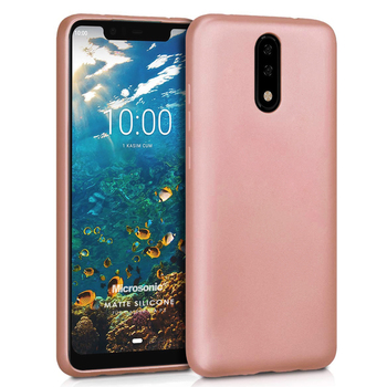 Microsonic Casper Via P3 Kılıf Matte Silicone Rose Gold