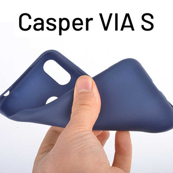 Microsonic Casper Via S Kılıf Matte Silicone Mavi