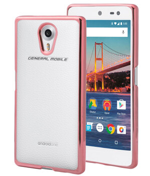 Microsonic General Mobile Android One 4G Kılıf Skyfall Transparent Clear Rose Gold Microsonic General Mobile Android One 4G Kılıf Skyfall Transparent Clear Rose Gold