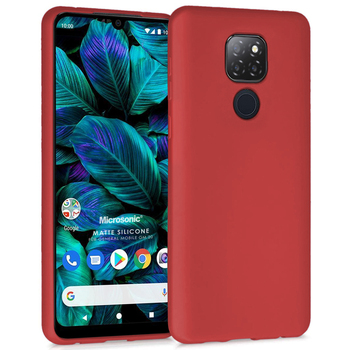 Microsonic General Mobile GM 20 Kılıf Matte Silicone Kırmızı Microsonic General Mobile GM 20 Kılıf Matte Silicone Kırmızı