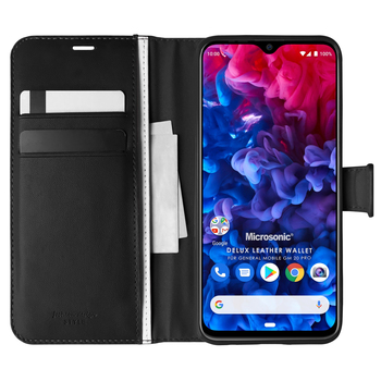 Microsonic General Mobile GM 20 Pro Kılıf Delux Leather Wallet Siyah Microsonic General Mobile GM 20 Pro Kılıf Delux Leather Wallet Siyah