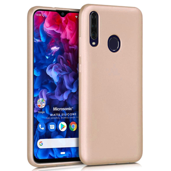 Microsonic General Mobile GM 20 Pro Kılıf Matte Silicone Gold Microsonic General Mobile GM 20 Pro Kılıf Matte Silicone Gold