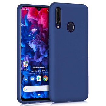 Microsonic General Mobile GM 20 Pro Kılıf Matte Silicone Lacivert Microsonic General Mobile GM 20 Pro Kılıf Matte Silicone Lacivert