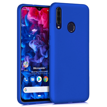 Microsonic General Mobile GM 20 Pro Kılıf Matte Silicone Mavi Microsonic General Mobile GM 20 Pro Kılıf Matte Silicone Mavi