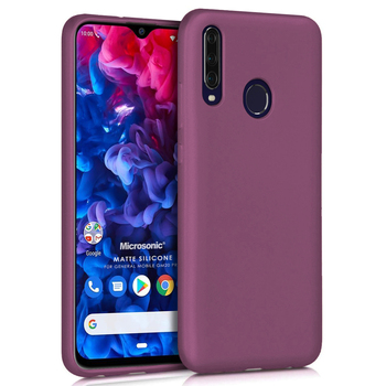 Microsonic General Mobile GM 20 Pro Kılıf Matte Silicone Mor Microsonic General Mobile GM 20 Pro Kılıf Matte Silicone Mor
