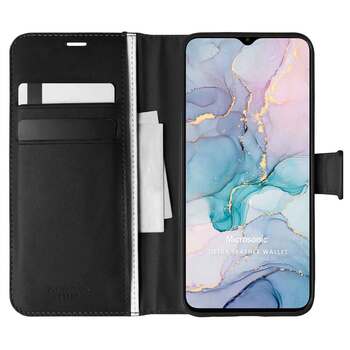 Microsonic General Mobile GM 22 Kılıf Delux Leather Wallet Siyah Microsonic General Mobile GM 22 Kılıf Delux Leather Wallet Siyah