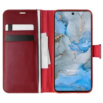 Microsonic General Mobile GM 22 Plus Kılıf Delux Leather Wallet Kırmızı Microsonic General Mobile GM 22 Plus Kılıf Delux Leather Wallet Kırmızı