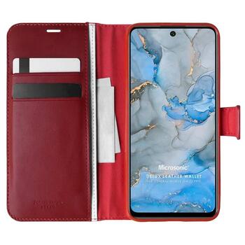 Microsonic General Mobile GM 22 Pro Kılıf Delux Leather Wallet Kırmızı Microsonic General Mobile GM 22 Pro Kılıf Delux Leather Wallet Kırmızı