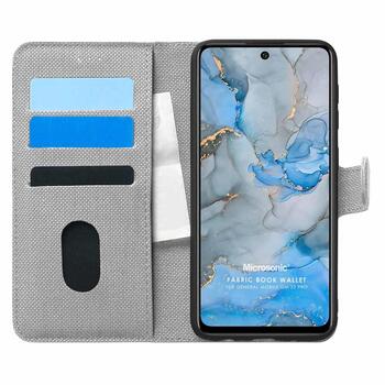 Microsonic General Mobile GM 22 Pro Kılıf Fabric Book Wallet Gri Microsonic General Mobile GM 22 Pro Kılıf Fabric Book Wallet Gri
