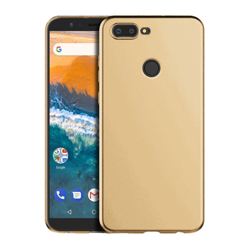 Microsonic General Mobile GM9 Pro Kılıf Matte Silicone Gold