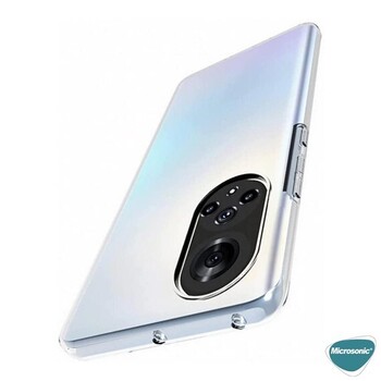 Microsonic Honor 50 Kılıf Transparent Soft Beyaz