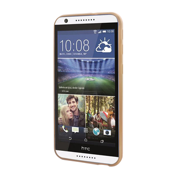 Microsonic HTC Desire 626 Kılıf Skyfall Transparent Clear Gold
