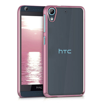 Microsonic HTC Desire 626 Kılıf Skyfall Transparent Clear Rose Gold